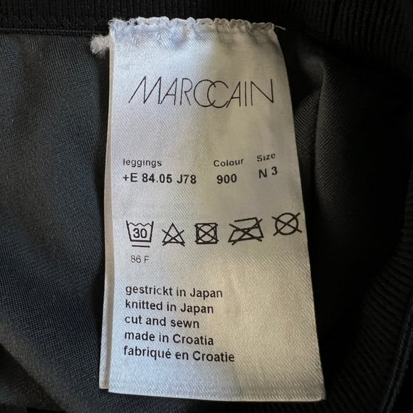 Marc Cain Artificial Leather High Rise Slim Skinny Trouser Pants Leggings Sexy 8 - Picture 9 of 16